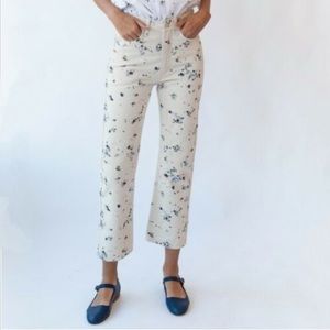 Caron Callahan Joni Jeans Painted Canvas Print Size Small